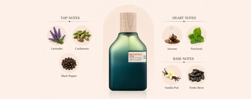 Master Piece Elixir Fragrance Notes