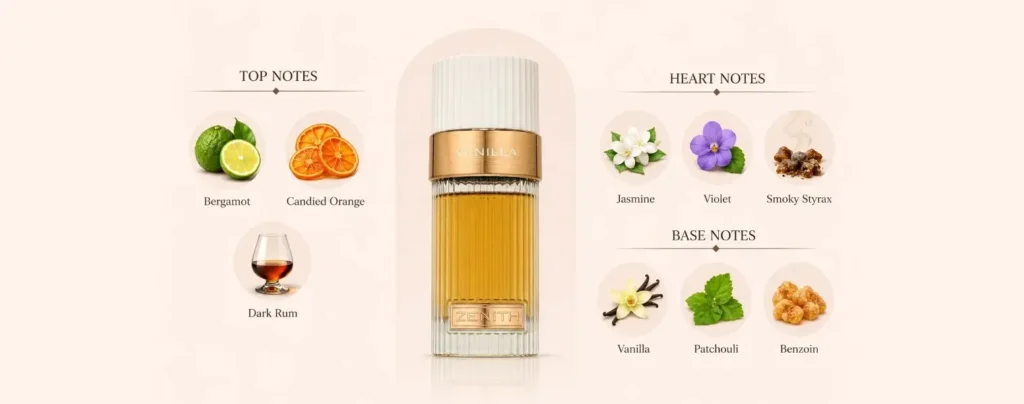 Zenith Vanilla Perfume Scent Notes