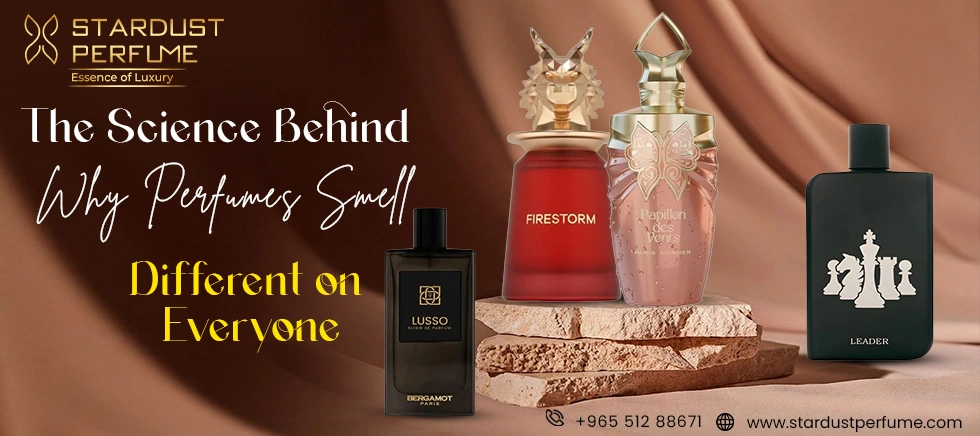 Same perfume notes on skin