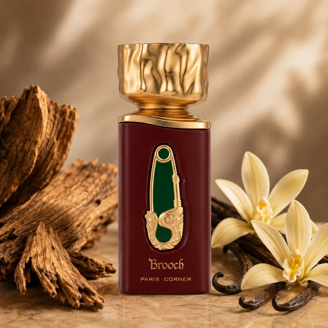 Paris Corner Brooch Luxury Perfume
