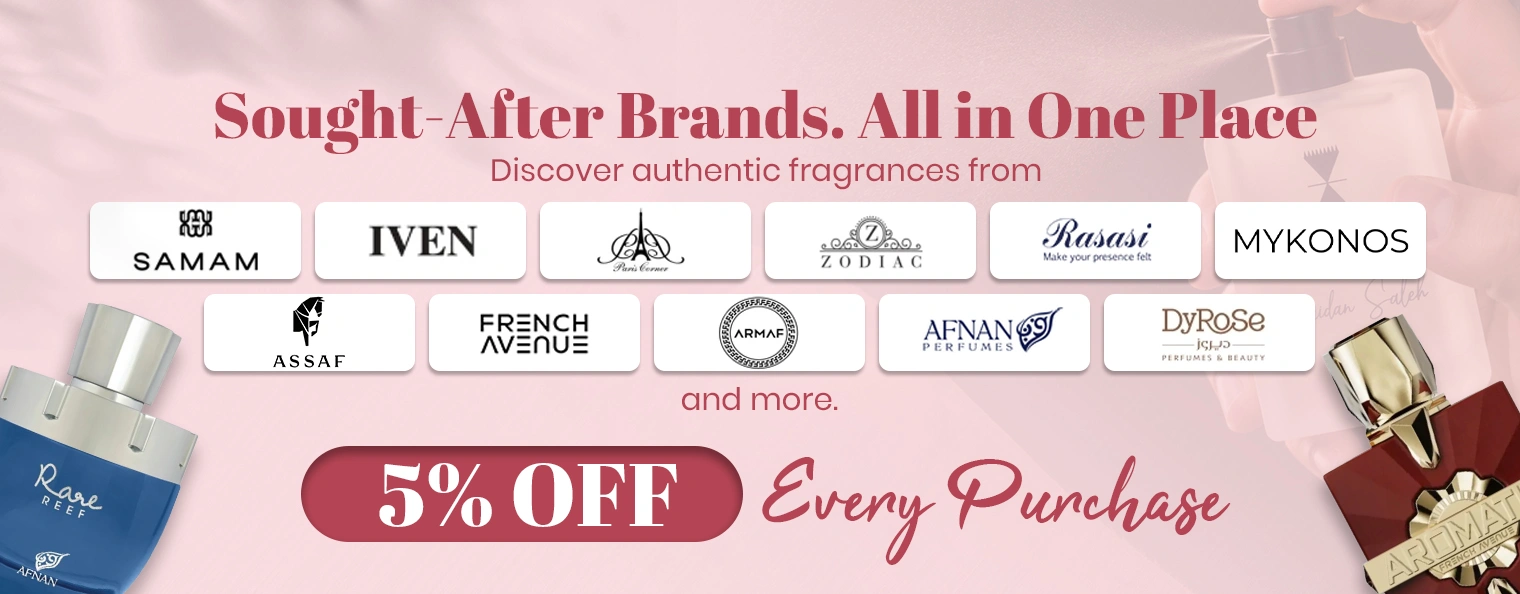Shop Samam, Paris Corner, Rasasi Hawas, Armaf, Afnan and More in Kuwait