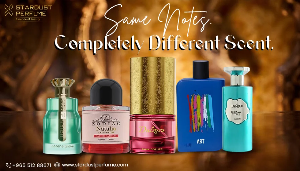 Similar fragrance notes Can Smell Completely Different